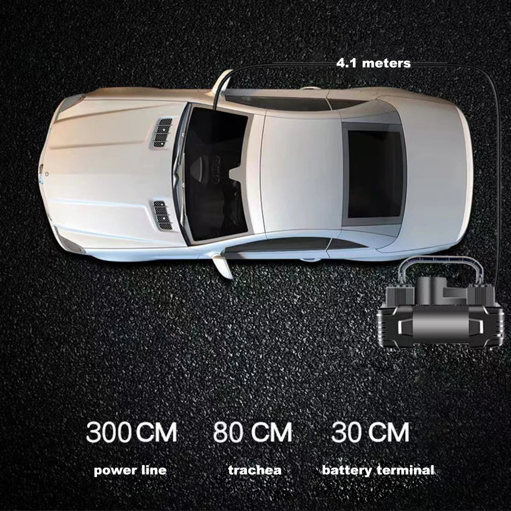 Mini Air Compressor Dual Cylinder